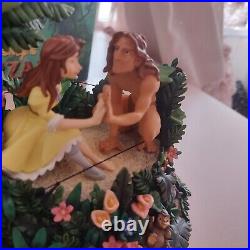 Rare Disney Tarzan Music Box Globe Figurine Boxed New
