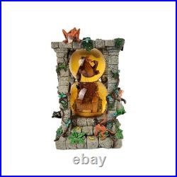 Rare Disney The Jungle Book Musical Double Snow Globe King Louie And Throne