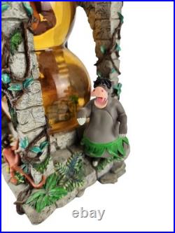 Rare Disney The Jungle Book Musical Double Snow Globe King Louie And Throne