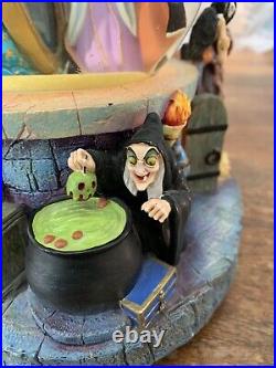 Rare Disney Villains Evil Witch Mirror, Mirror Snow Globe