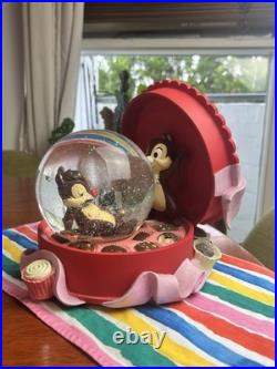 Rare Japan 25th Anniversary Chip and Dale SnowGlobe. Amazing detail & NIB