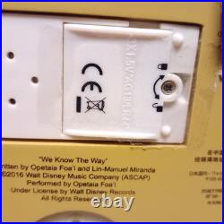 Rare Limited Edition Disney Moana Maui DAMAGE Light Up Musical Snow Globe 2016