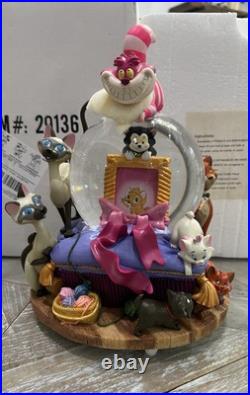 Rare Mint Disney Photo SNOWGLOBE CAT Cheshire, Figaro Siamese Aristocats in Box Rare Mint Disney Photo SNOWGLOBE CAT Cheshire, Figaro Siamese Aristocats in Box