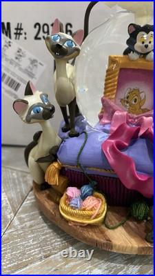 Rare Mint Disney Photo SNOWGLOBE CAT Cheshire, Figaro Siamese Aristocats in Box Rare Mint Disney Photo SNOWGLOBE CAT Cheshire, Figaro Siamese Aristocats in Box