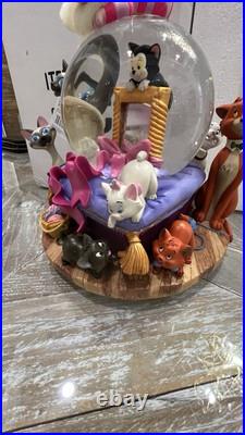 Rare Mint Disney Photo SNOWGLOBE CAT Cheshire, Figaro Siamese Aristocats in Box Rare Mint Disney Photo SNOWGLOBE CAT Cheshire, Figaro Siamese Aristocats in Box