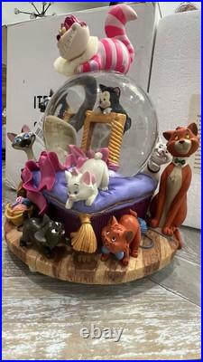 Rare Mint Disney Photo SNOWGLOBE CAT Cheshire, Figaro Siamese Aristocats in Box Rare Mint Disney Photo SNOWGLOBE CAT Cheshire, Figaro Siamese Aristocats in Box