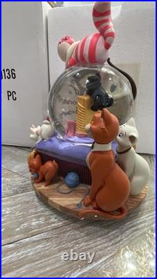 Rare Mint Disney Photo SNOWGLOBE CAT Cheshire, Figaro Siamese Aristocats in Box Rare Mint Disney Photo SNOWGLOBE CAT Cheshire, Figaro Siamese Aristocats in Box