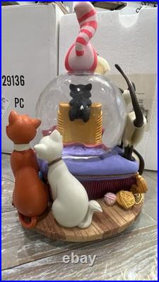 Rare Mint Disney Photo SNOWGLOBE CAT Cheshire, Figaro Siamese Aristocats in Box Rare Mint Disney Photo SNOWGLOBE CAT Cheshire, Figaro Siamese Aristocats in Box