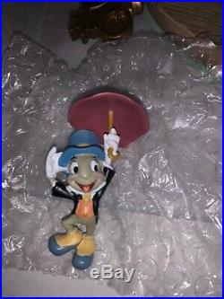 Rare NIB Disney Pinocchio & Figaro Magic Musical Snow Globe Brahm's Waltz JIMMY