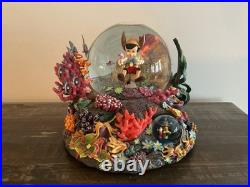 Rare Pinocchio Under The Sea Looking For Monstro Disney Snow Globe