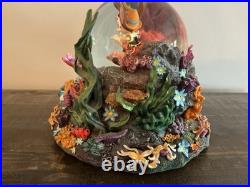 Rare Pinocchio Under The Sea Looking For Monstro Disney Snow Globe