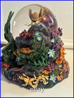 Rare Pinocchio Under The Sea Looking For Monstro Disney Snow Globe Read