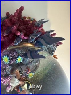 Rare Pinocchio Under The Sea Looking For Monstro Disney Snow Globe Read