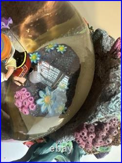 Rare Pinocchio Under The Sea Looking For Monstro Disney Snow Globe Read