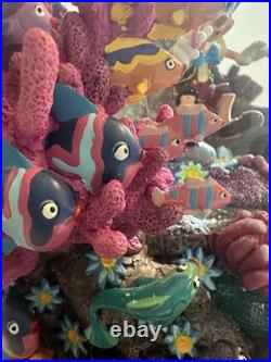 Rare Pinocchio Under The Sea Looking For Monstro Disney Snow Globe Read