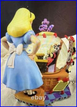 Rare Vintage Disney Alice In Wonderland Fiftieth Year Snow Globe