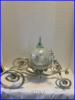 Rare Vintage Disney Cinderella Pumpkin Carriage Snow Globe