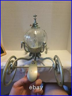 Rare Vintage Disney Cinderella Pumpkin Carriage Snow Globe