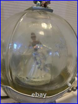Rare Vintage Disney Cinderella Pumpkin Carriage Snow Globe