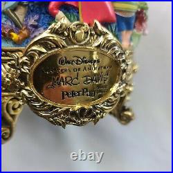 Rare Walt Disney Master Of Animation Marc Davis Peter Pan Tinkerbell Snow Globe