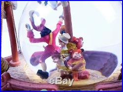 Rare Walt Disney Peter Pan You Can Fly Musical Snow Globe Captain Hook Lost Boy
