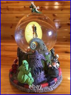 Rarest Disney Nightmare Before Christmas Nbx Snowglobe Tags New & Perfect Works