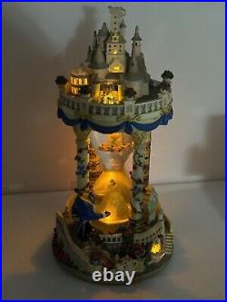 Read Flaws Beauty and the Beast Hour Glass Snow Globe Lighted Music Box Disney