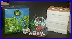 Retired Disney Pixar A Bugs Life Snowglobe Music Box Waterglobe has Box and Tag