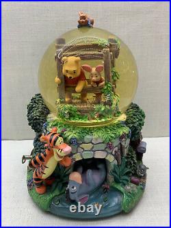 Retired Disney Winnie the Pooh Musical Snow Globe