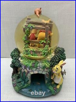 Retired Disney Winnie the Pooh Musical Snow Globe