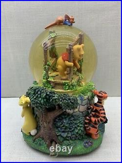 Retired Disney Winnie the Pooh Musical Snow Globe