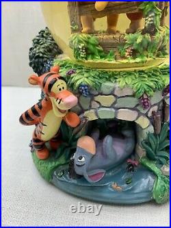 Retired Disney Winnie the Pooh Musical Snow Globe