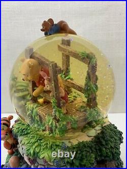 Retired Disney Winnie the Pooh Musical Snow Globe