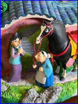 See video Disney Store Snow Globe Mulan Reflection Music Box Mushu Shang MINT See video Disney Store Snow Globe Mulan Reflection Music Box Mushu Shang MINT