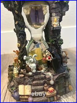 Snow White 7 Dwarfs Snow Globe Disney Hourglass Water Snowglobe Damaged WORKS