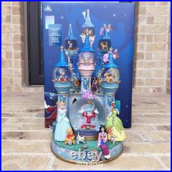 Sorcerer Mickey Mouse Fantasyland Castle Light-Up and Sound Snow Globe (NIB)