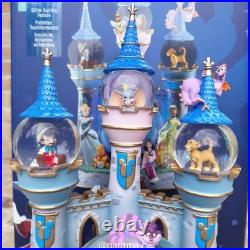Sorcerer Mickey Mouse Fantasyland Castle Light-Up and Sound Snow Globe (NIB)