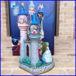 Sorcerer Mickey Mouse Fantasyland Castle Light-Up and Sound Snow Globe (NIB)