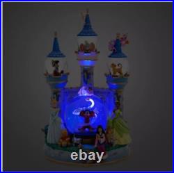 Sorcerer Mickey Mouse Fantasyland Castle Light-Up and Sound Snow Globe (NIB)