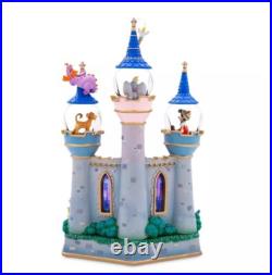 Sorcerer Mickey Mouse Fantasyland Castle Light-Up and Sound Snow Globe (NIB)