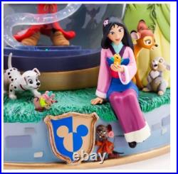 Sorcerer Mickey Mouse Fantasyland Castle Light-Up and Sound Snow Globe (NIB)