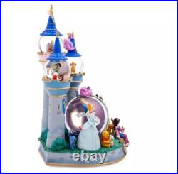 Sorcerer Mickey Mouse Fantasyland Castle Light-Up and Sound Snow Globe (NIB)