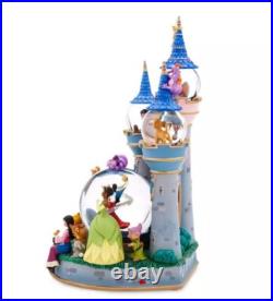 Sorcerer Mickey Mouse Fantasyland Castle Light-Up and Sound Snow Globe (NIB)
