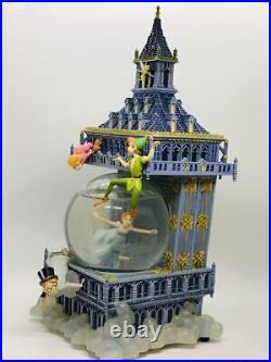Super Rare Disney Peter Pan Big Ben Clock Tower LED Snow Globe from japan