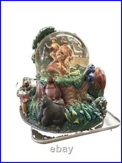 Tarzan Disney musical snow globe plays the song two worlds