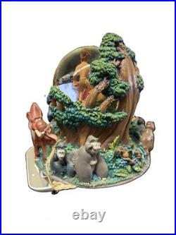 Tarzan Disney musical snow globe plays the song two worlds