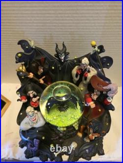 Tha Art of Disney Villains Musical Snow Globe. Park Exclusive Limited Edition