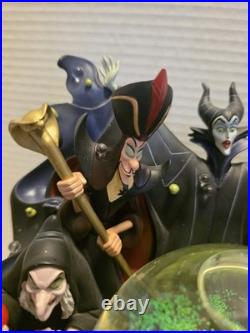 Tha Art of Disney Villains Musical Snow Globe. Park Exclusive Limited Edition