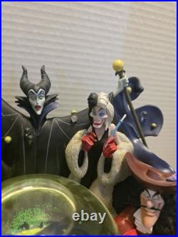 Tha Art of Disney Villains Musical Snow Globe. Park Exclusive Limited Edition