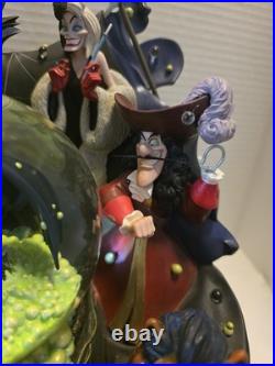 Tha Art of Disney Villains Musical Snow Globe. Park Exclusive Limited Edition